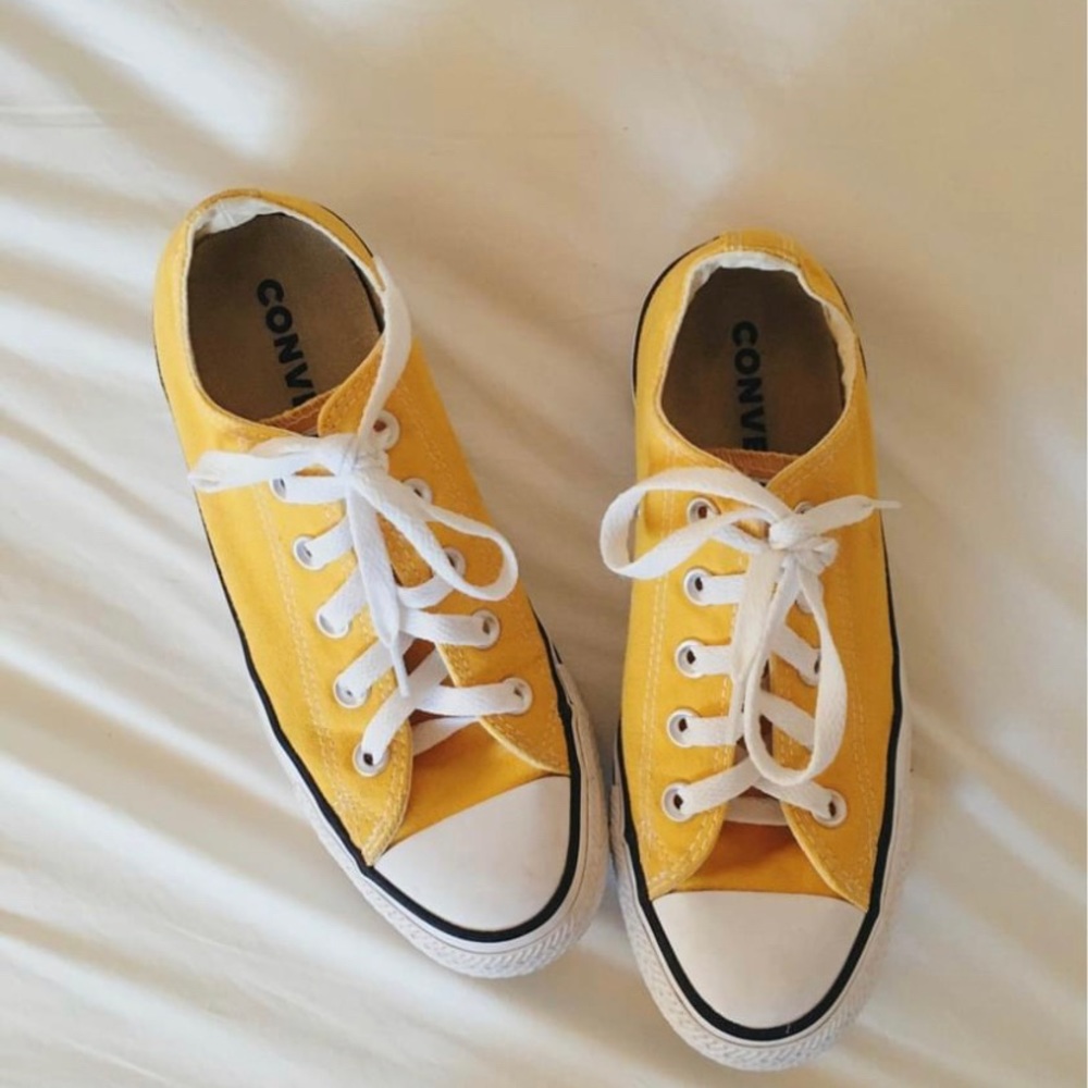 Yellow Converse